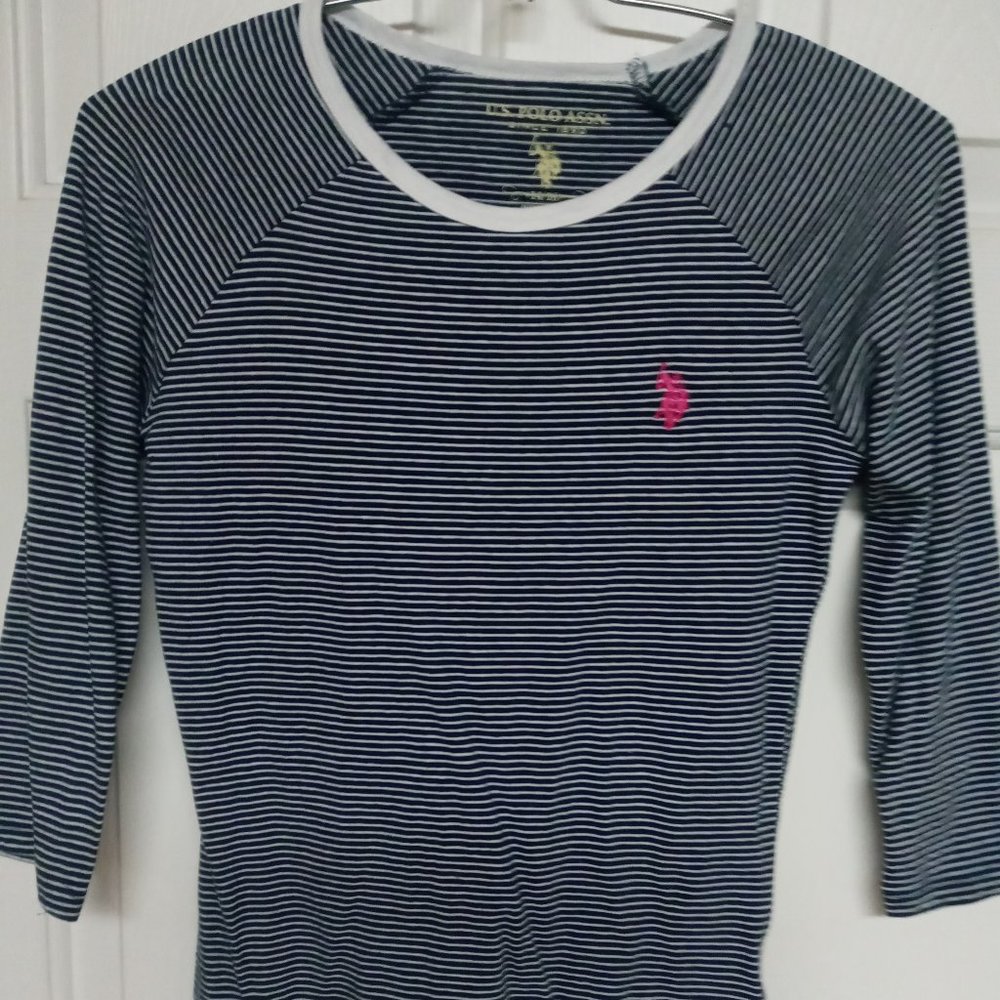 Girls Polo Long Sleeve Shirt